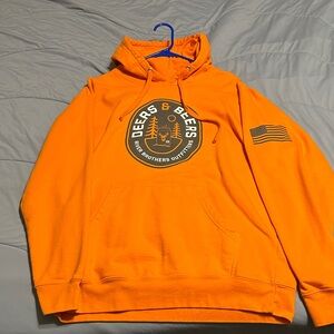 Like New! Orange Men's L Hoodie